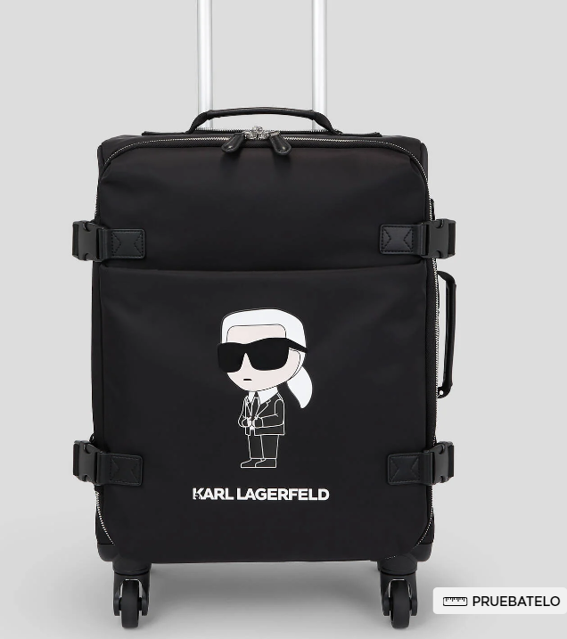 Maleta Karl Lagerfeld nylon blk ikonik
